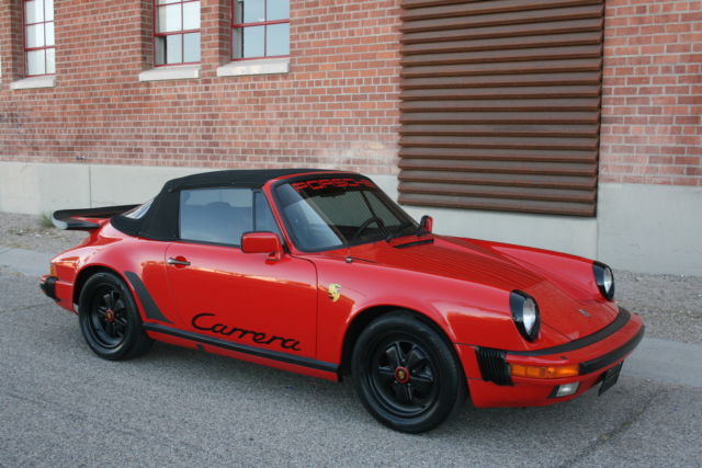 porsche 3.2 carrera 2 owner car full service records since new. rust free car!