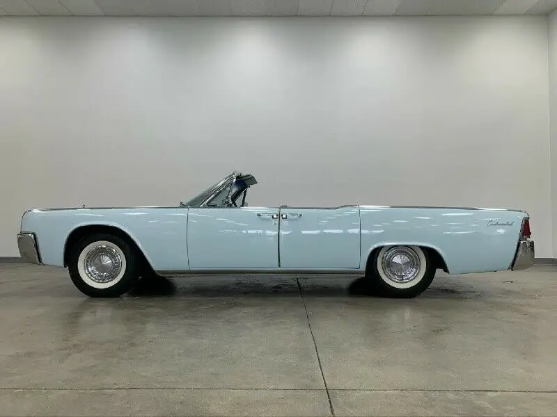 1963 lincoln continental convertible 106531 miles blue convertible 430cid mel v