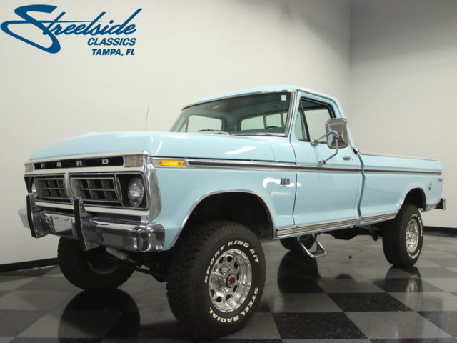 nice quality 4x4, factory colors, 360 v8, auto, ps, pb w/frnt discs, fun truck!