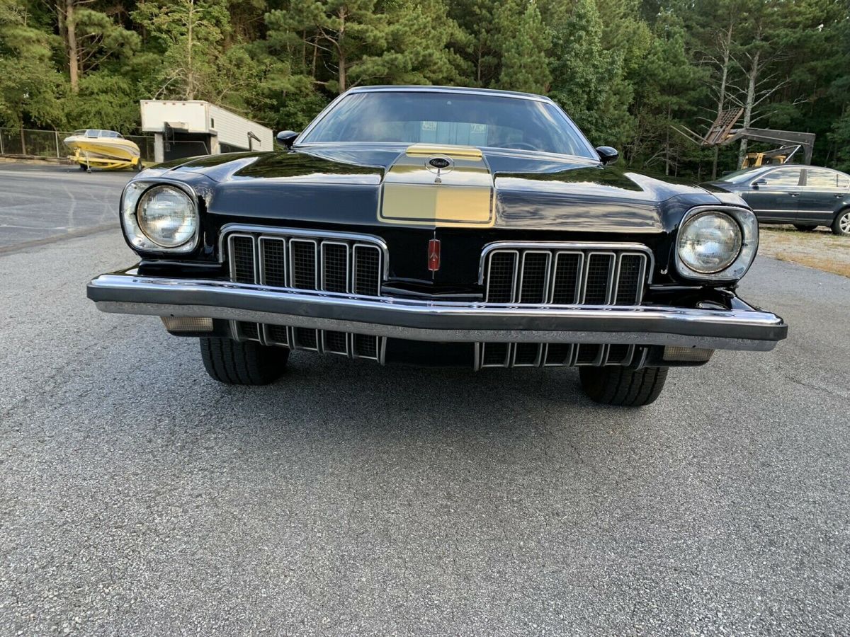 1973 oldsmobile cutlass coupe black rwd automatic hurst