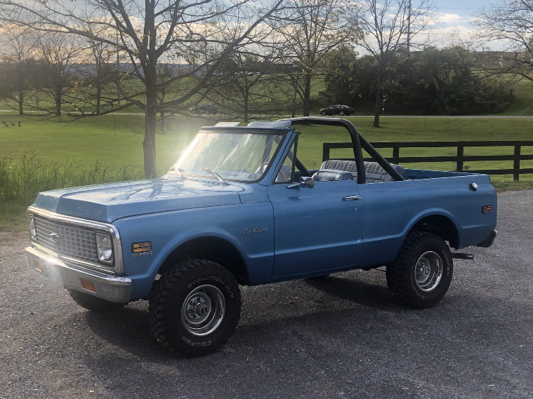 1971 chevrolet k5 blazer 4x4 4-speed