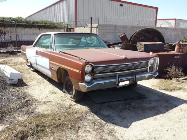 1968 plymouth fury iii california black plate, factory ac