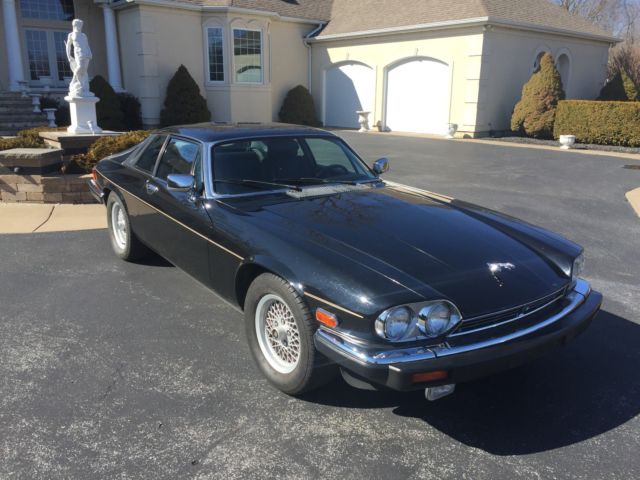 beautiful black jaguar coupe xjs 1990 low miles