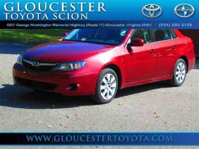 2011 subaru impreza sedan 2.5i in gloucester, va