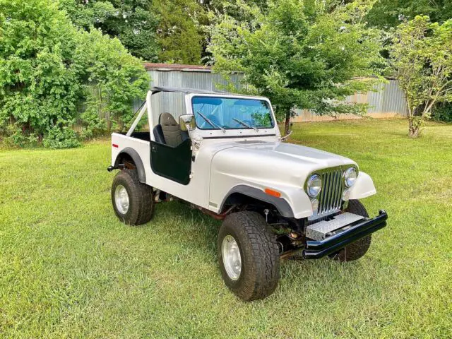 1979 jeep cj-7 convertible white 4wd automatic