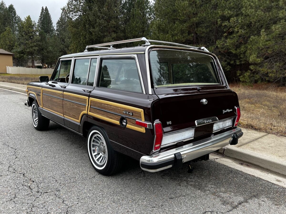 1989 jeep grand wagoneer 4x4 final edition luxury classic suv amc wood grain