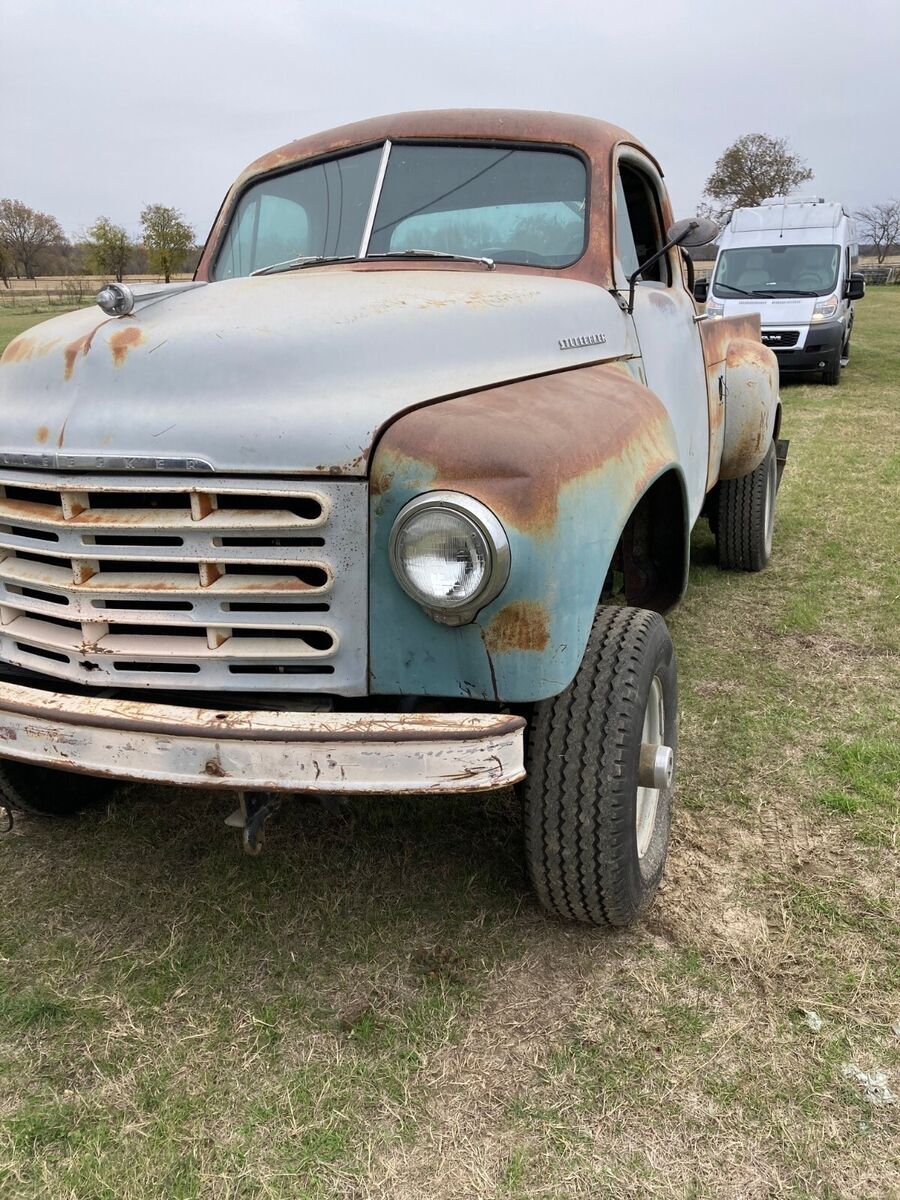1949 studebaker 2r cummins pickup 4x4 - built to be rough and tough. 9 foot bed