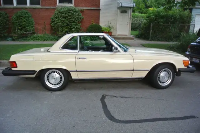 1983 mercedes-benz 380sl removable hard top convertible
