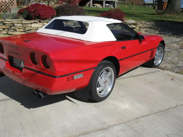1988 c-4 chevolet corvette convertible