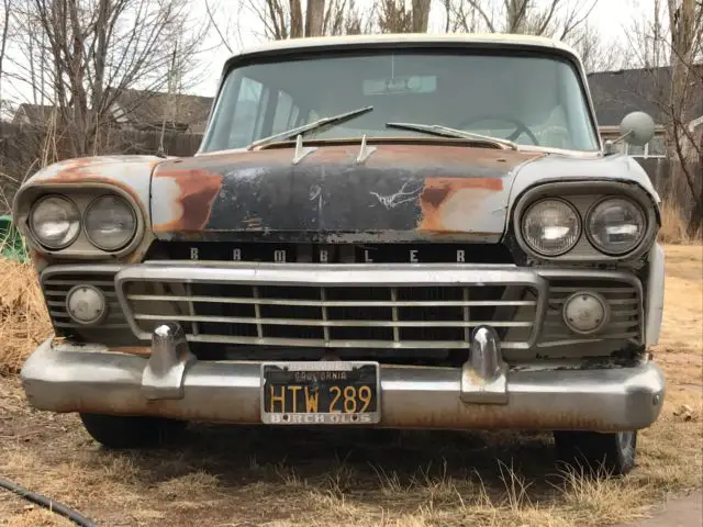1959 amc rambler 6 custom 4 door sedan for restoration