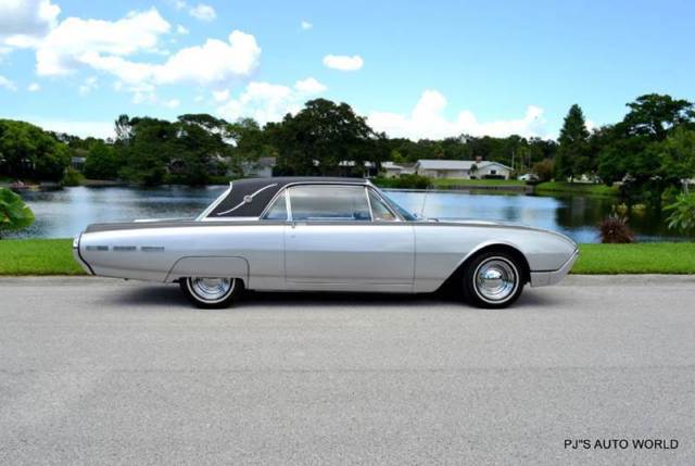 1962 ford thunderbird 44,791 miles silver coupe v8 other automatic