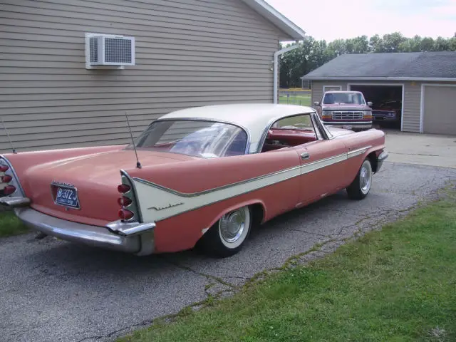 1958 desoto sportsman firedome + a 1958 new yorker 2 dr hdtp parts car