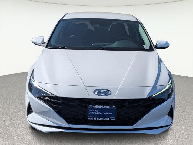 2023 hyundai elantra hybrid blue