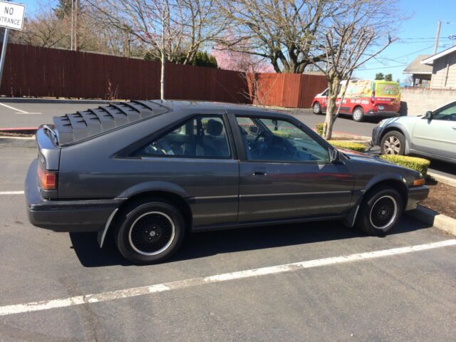 1987 honda accord lxi hatchback 5 speed manual fuel injected grey, ext blue int