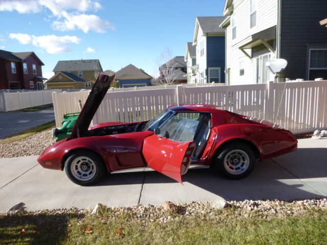 1975 corvette stingray w/ rebuilt 368 & only 6100 miles! new tires!