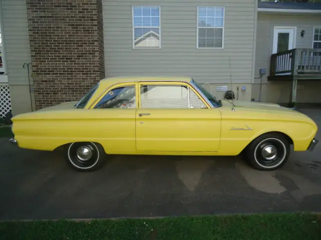 1962 ford falcon 2 door 170 3 speed hurst floor shifter many new parts noreserve