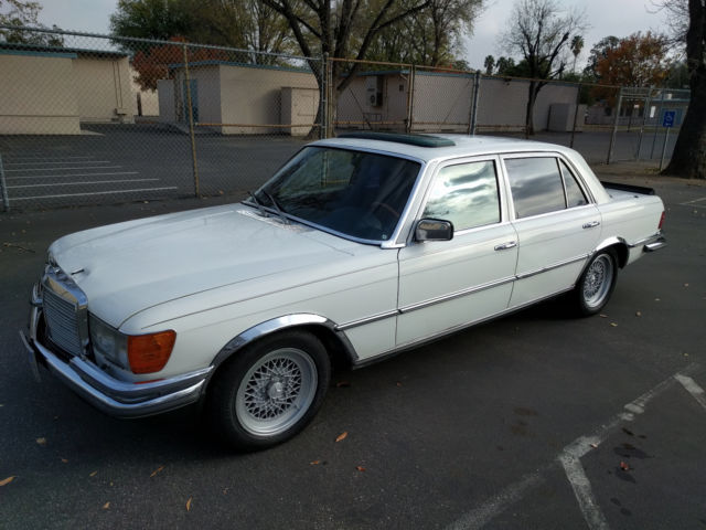 1976 mercedes benz 450sel european model (rare cloth interior) - no reserve