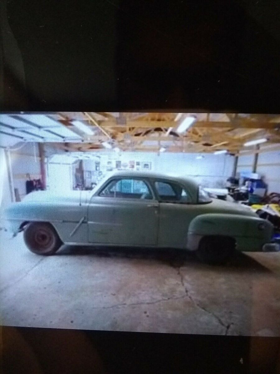 1952 chrysler windsor sedan green rwd automatic