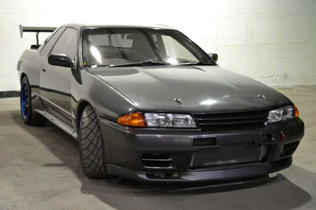 1990 nissan skyline gt-r - gun metal grey - rb26dett - runs great - turbo