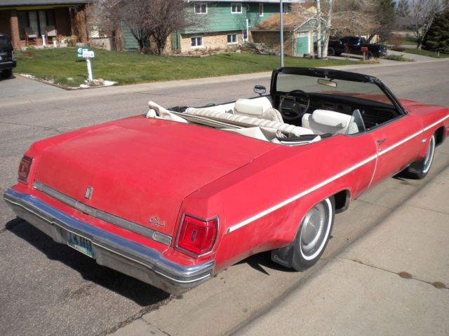 classic 1975 oldsmobile delta 88 royale convertible