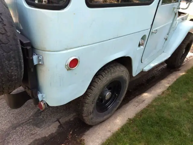 1967 toyota land cruiser suv blue 4wd manual fj40