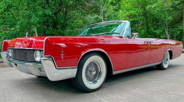 1966 lincoln continental convertible fully restored 42600 miles cranberry red
