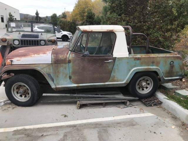 1968 jeepster 1/2 cab