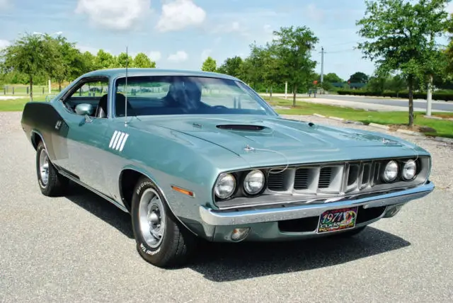 1971 plymouth `cuda numbers matching 383 v8 big block engine factory air!