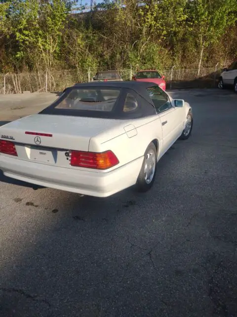 1992 mercedes-benz sl-class convertible white rwd automatic sl