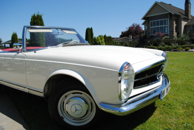 1964 mercedes 230sl convertible matching rebuilt motor and transmission stunning