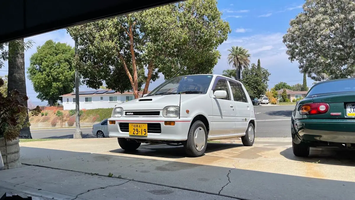 1980 daihatsu mira hatchback white fwd manual j-turbo