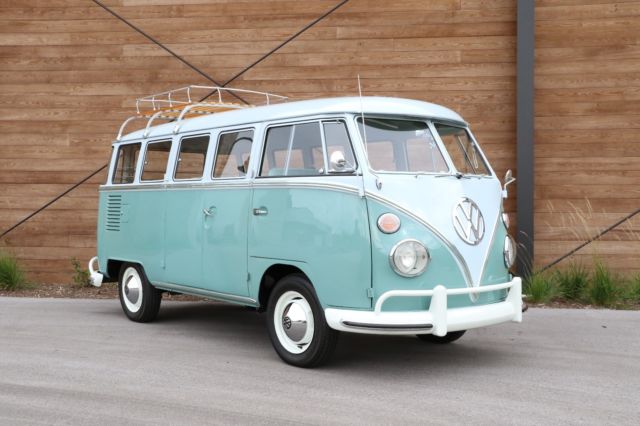 fully restored 15 window vw bus