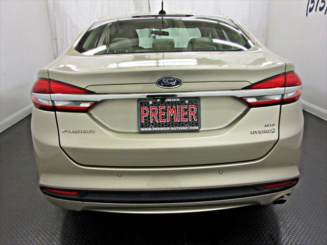 2018 ford fusion hybrid se