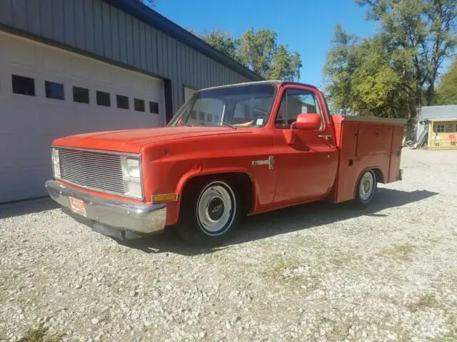 1984 chevy c10 short bed service body ls swap with air ride southern pickup