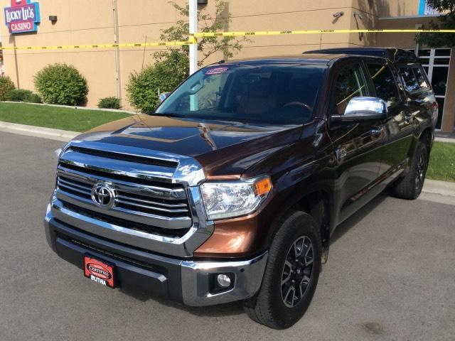 2016 toyota tundra platinum 4x4 platinum 4dr crewmax cab pickup sb (5.7l v8 for sale in billings, montana