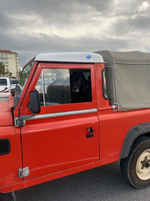 1900 land rover defender suv red 4wd manual