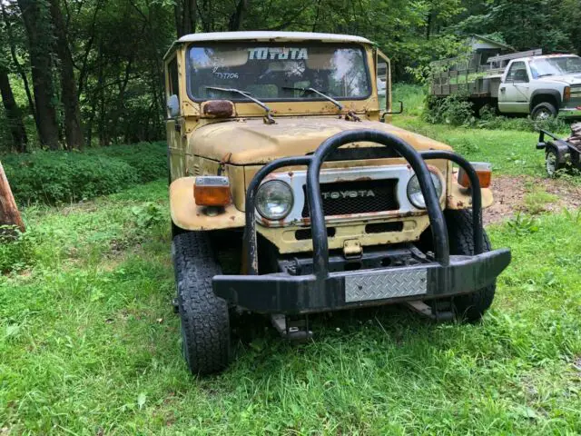 1978 toyota land cruiser fj 40 barn find