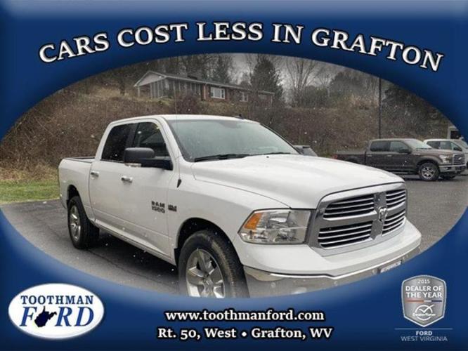 2016 ram ram pickup 1500 slt 4x4 slt 4dr crew cab 5.5 ft. sb pickup for sale in grafton, west virginia