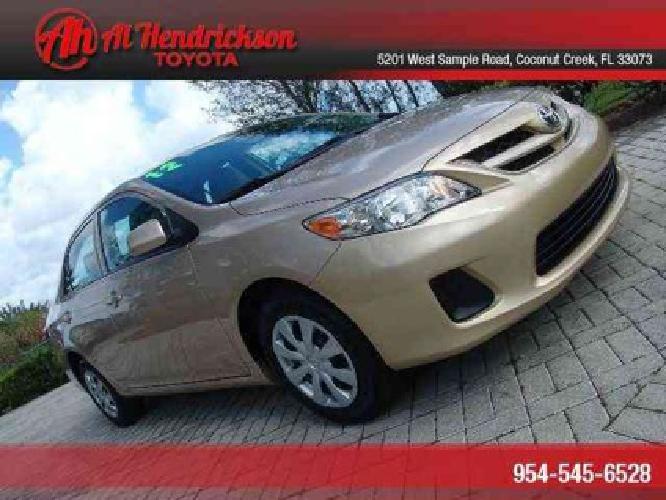 2012 toyota corolla l in coconut creek, fl