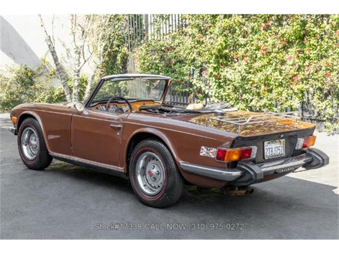 1976 triumph tr6 in beverly hills, california