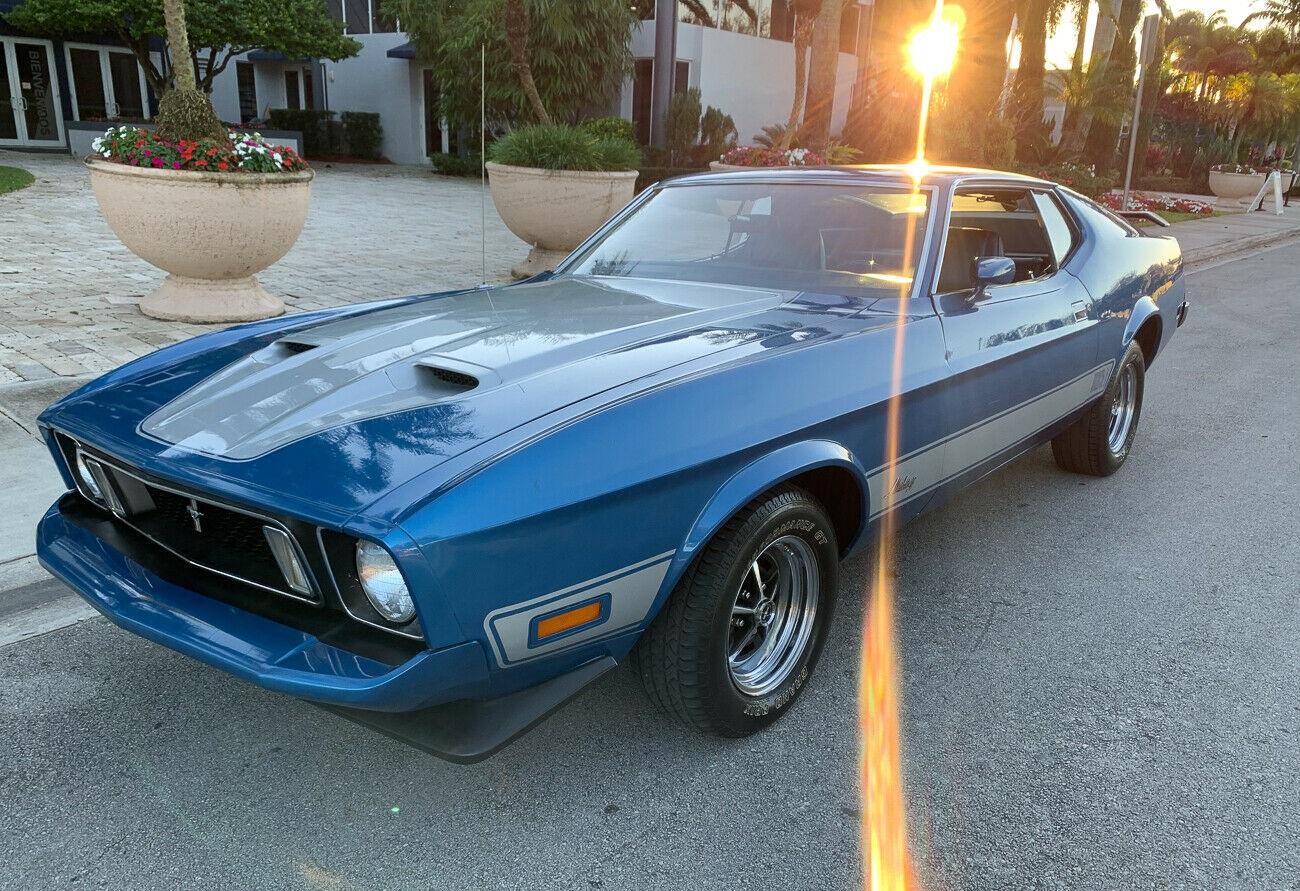 1973 ford mustang mach 1 sportsroof q code car
