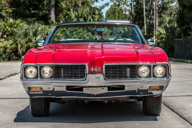 1969 oldsmobile 442 base convertible 2-door 6.6l