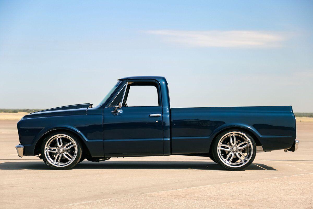 1967 chevrolet c 10 swb 74830 miles dark blue metallic truck