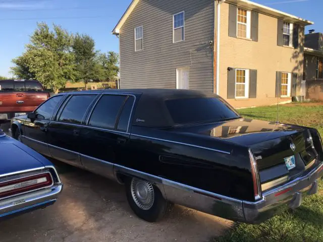 1994 cadillac limo built on fleetwood commercial chassis by superior coach co