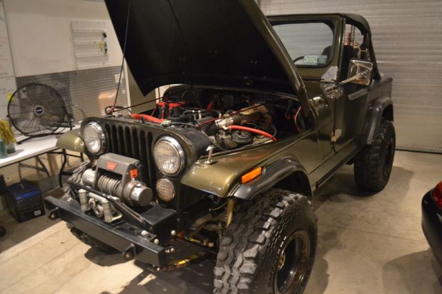 1986 amc cj-7 lots of extras - well maintained 85k miles fuel injection kit, +++