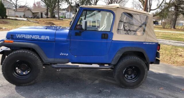 1994 jeep wrangler suv blue 4wd automatic se