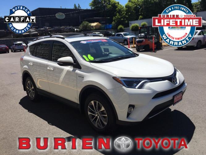 used 2016 toyota rav4 awd xle hybrid burien, wa 98148 for sale in seattle, washington