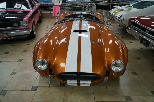 1965 shelby cobra factory five 9,999 miles copper & white