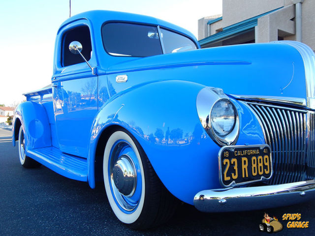 1941 ford pick-up all steel retro rod ford flathead v8 c4 auto ford 9"