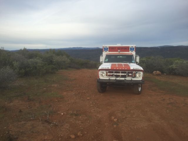 1968 dodge power wagon military ambulance truck